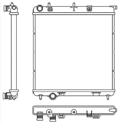 Radiateur, refroidissement du moteur