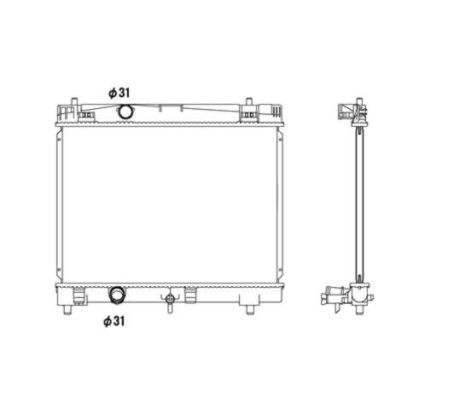 Radiateur, refroidissement du moteur