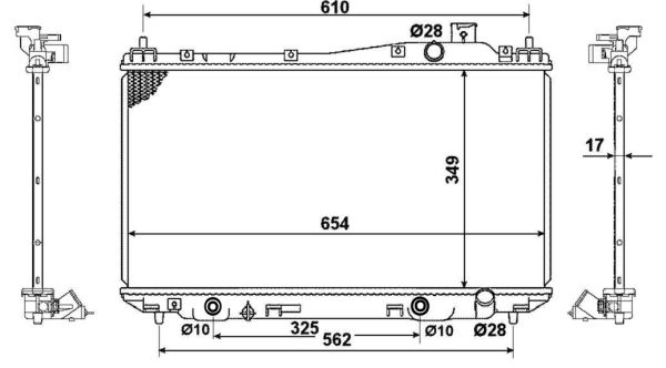 Radiateur, refroidissement du moteur