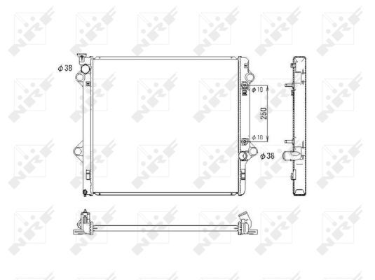 Radiateur, refroidissement du moteur