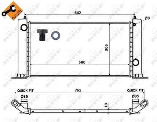 Radiateur, refroidissement du moteur