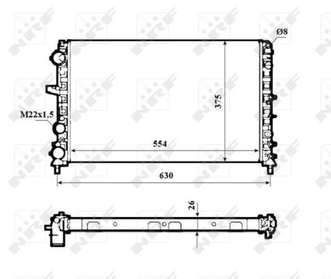 Radiateur, refroidissement du moteur