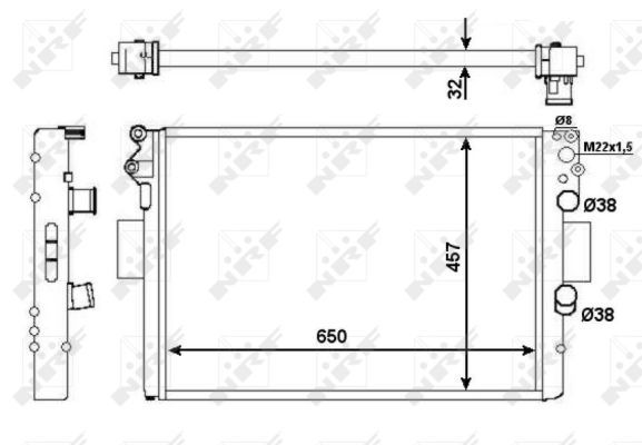 Radiateur, refroidissement du moteur