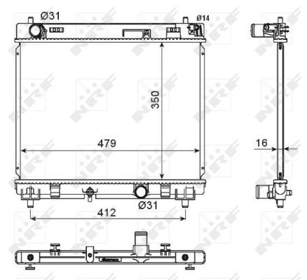 Radiateur, refroidissement du moteur