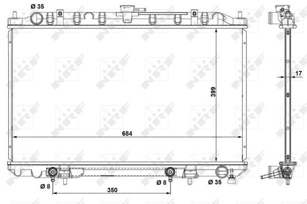 Radiateur, refroidissement du moteur