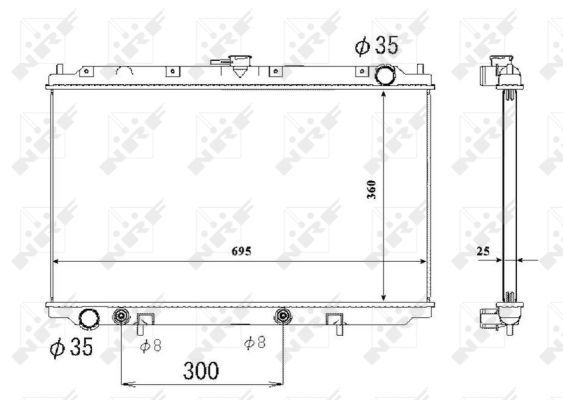 Radiateur, refroidissement du moteur