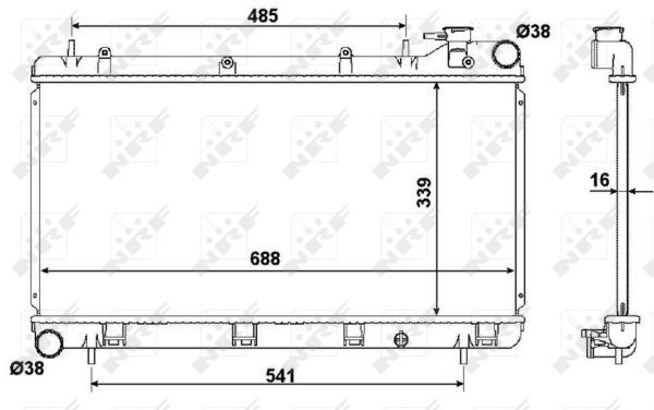 Radiateur, refroidissement du moteur