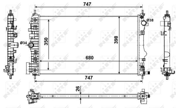 Radiateur, refroidissement du moteur