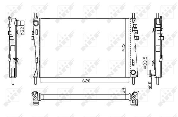 Radiateur, refroidissement du moteur