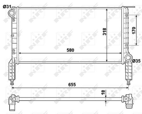 Radiateur, refroidissement du moteur