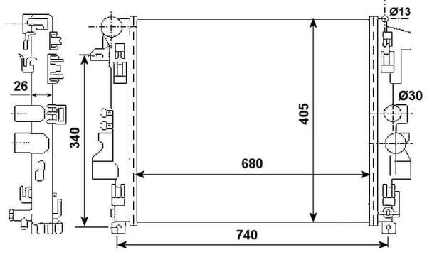 Radiateur, refroidissement du moteur