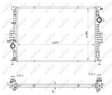 Radiateur, refroidissement du moteur EASY FIT