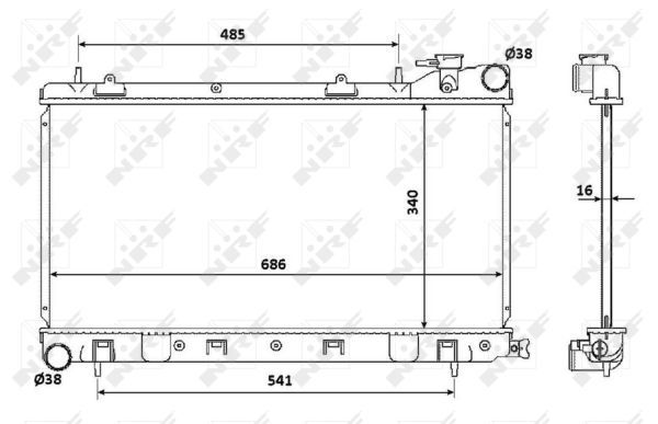 Radiateur, refroidissement du moteur
