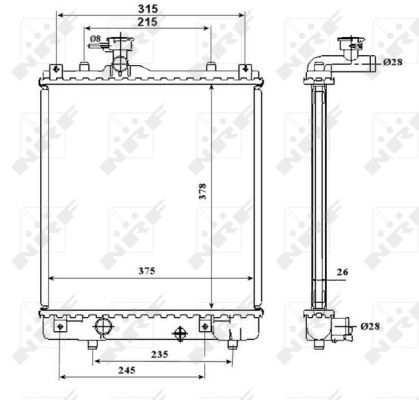 Radiateur, refroidissement du moteur
