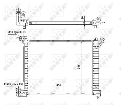 Radiateur, refroidissement du moteur