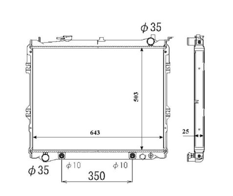 Radiateur, refroidissement du moteur