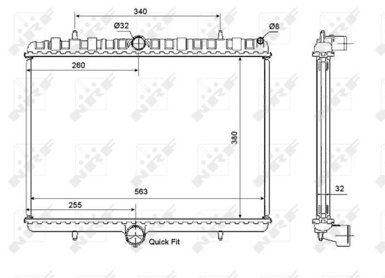 Radiateur, refroidissement du moteur