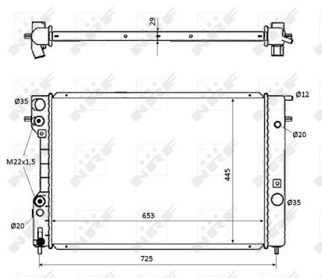 Radiateur, refroidissement du moteur