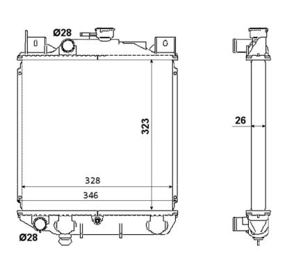 Radiateur, refroidissement du moteur