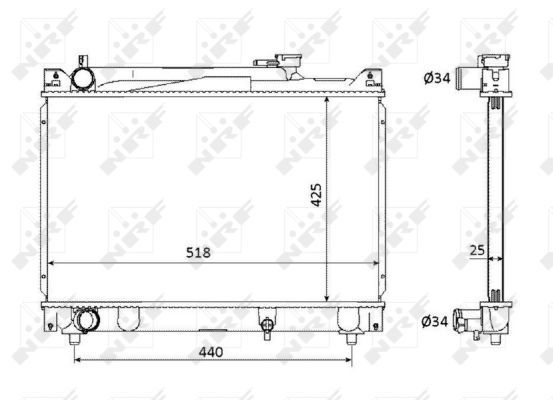 Radiateur, refroidissement du moteur