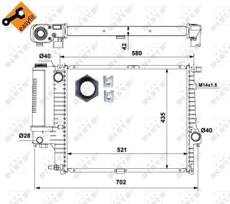 Radiateur, refroidissement du moteur