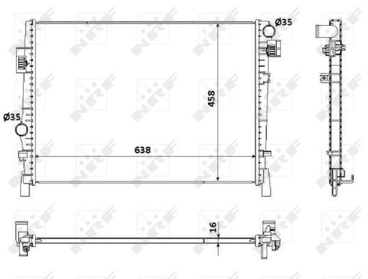 Radiateur, refroidissement du moteur