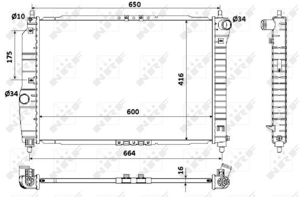 Radiateur, refroidissement du moteur