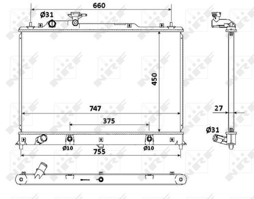 Radiateur, refroidissement du moteur