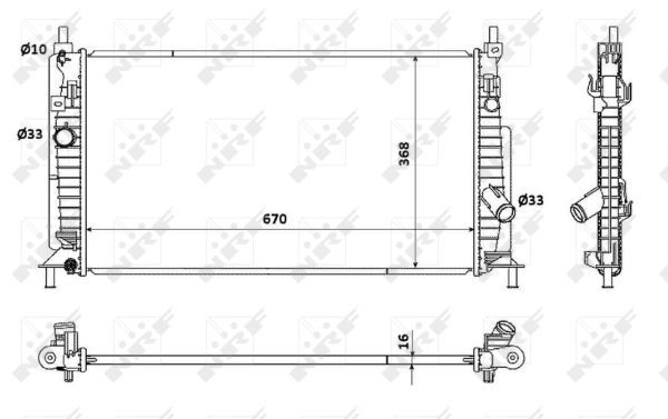 Radiateur, refroidissement du moteur