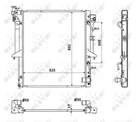 Radiateur, refroidissement du moteur