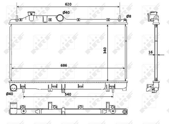 Radiateur, refroidissement du moteur
