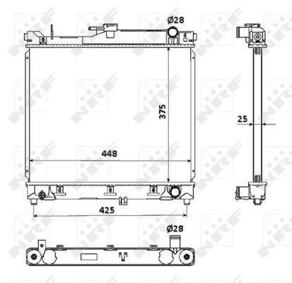 Radiateur, refroidissement du moteur