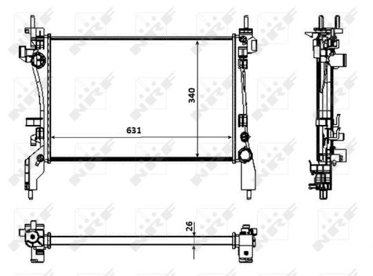 Radiateur, refroidissement du moteur