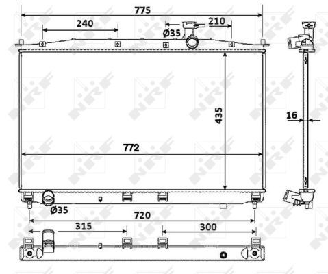 Radiateur, refroidissement du moteur