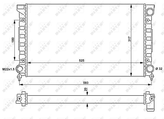 Radiateur, refroidissement du moteur