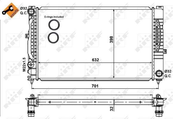 Radiateur, refroidissement du moteur