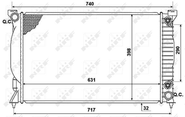 Radiateur, refroidissement du moteur