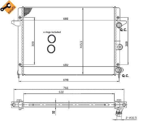 Radiateur, refroidissement du moteur