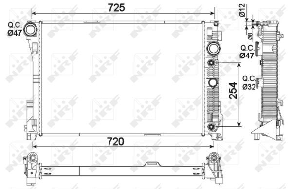Radiateur, refroidissement du moteur