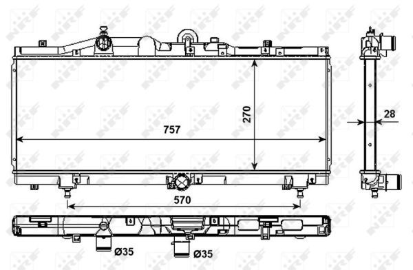 Radiateur, refroidissement du moteur