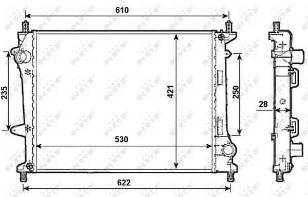 Radiateur, refroidissement du moteur