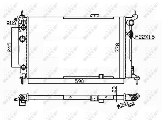 Radiateur, refroidissement du moteur