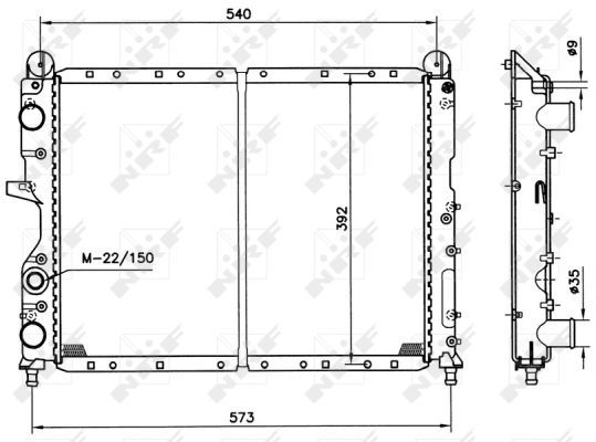 Radiateur, refroidissement du moteur