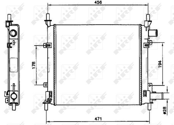 Radiateur, refroidissement du moteur