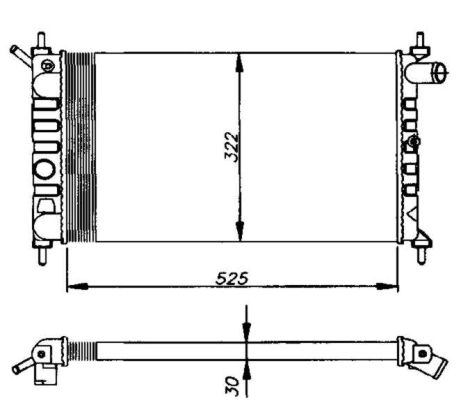 Radiateur, refroidissement du moteur