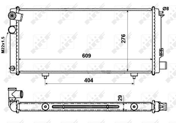 Radiateur, refroidissement du moteur