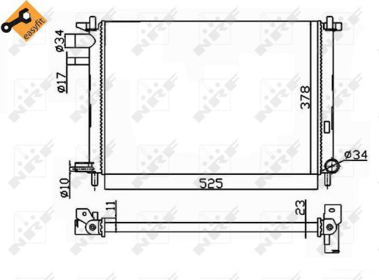 Radiateur, refroidissement du moteur