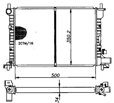 Radiateur, refroidissement du moteur