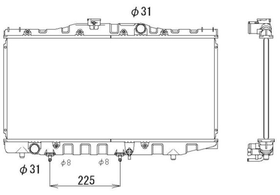 Radiateur, refroidissement du moteur