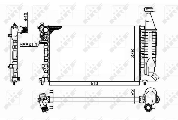 Radiateur, refroidissement du moteur